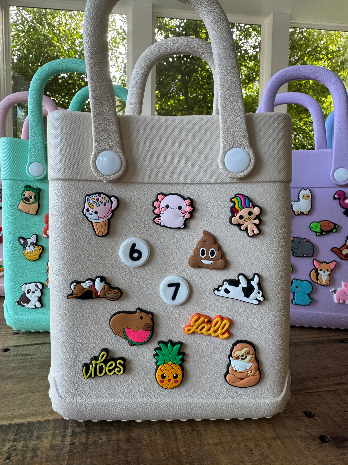Charm Bag Kit, Macaron Collection - Almond