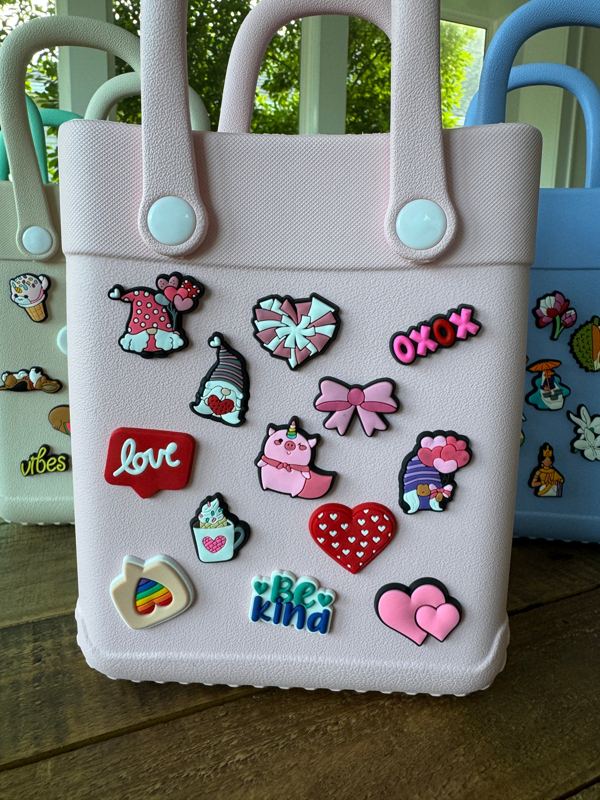 Charm Bag Kit, Macaron Collection - Pastel Pink